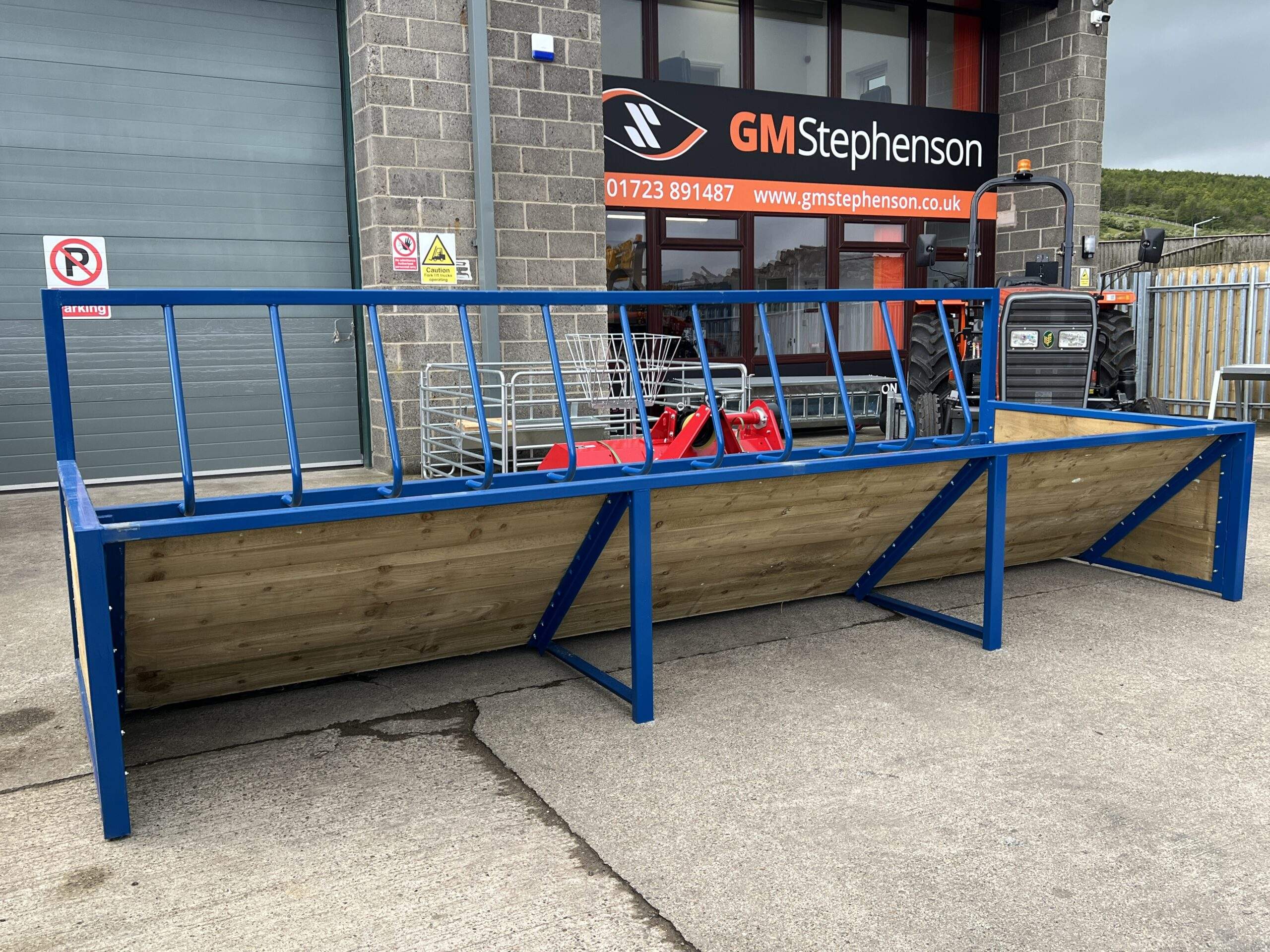 JS 15 & 20FT J BAR HESTON FEEDER C/W 3 BOARD FLOOR (CLICK FOR PRICE)